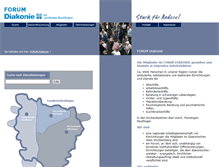 Tablet Screenshot of forum-diakonie.de